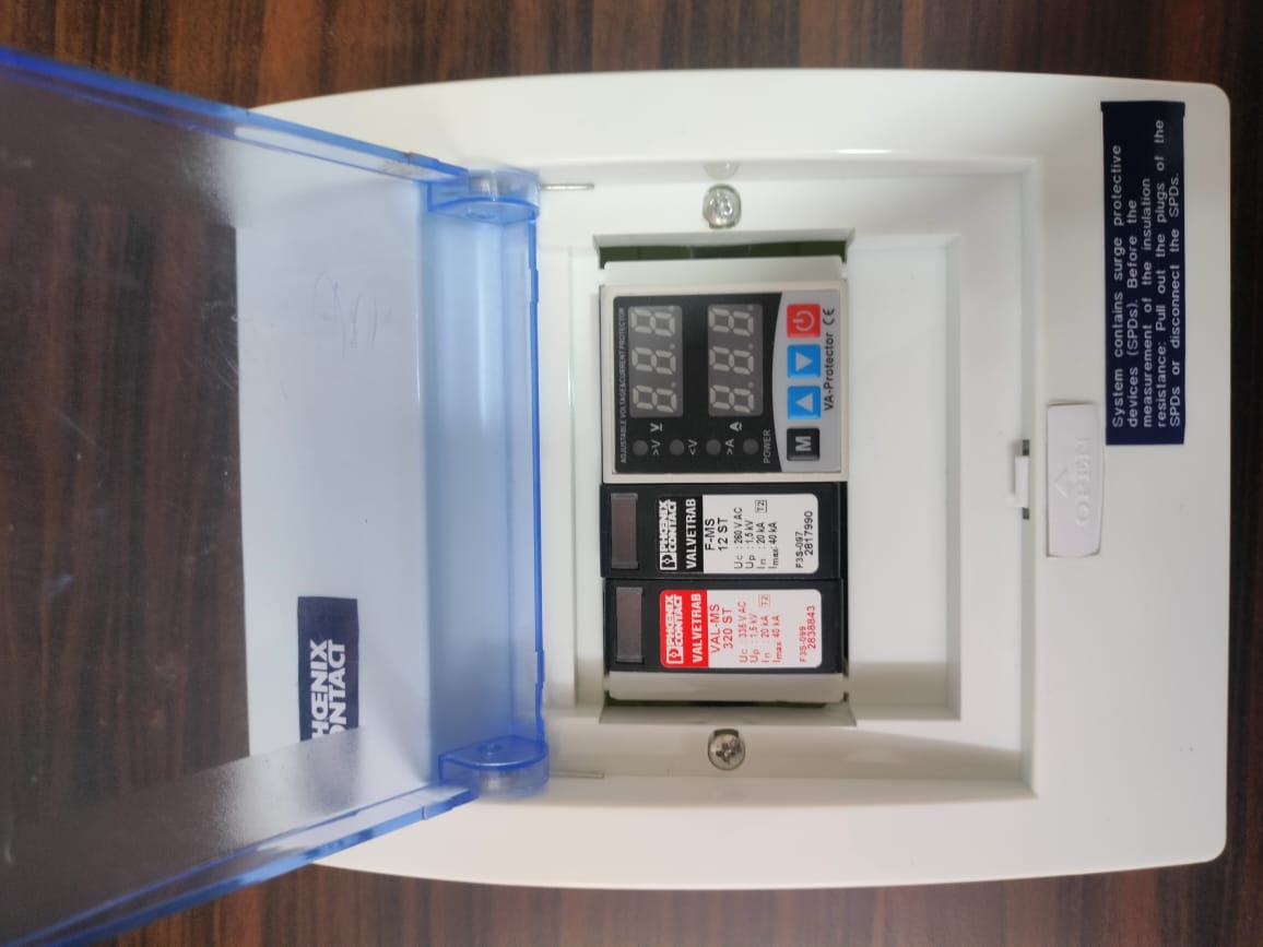 63A Digital 2 Pole Surge and Voltage Protection Device SVP with Phoneix SPD for Single Phase SVP-02